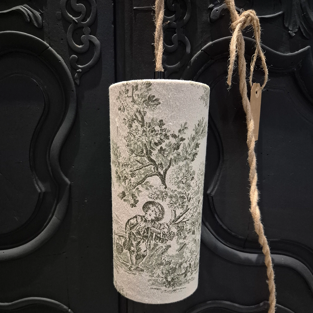 latelier de marianne-baladeuse lumineuse-motif champetre toile de jouy